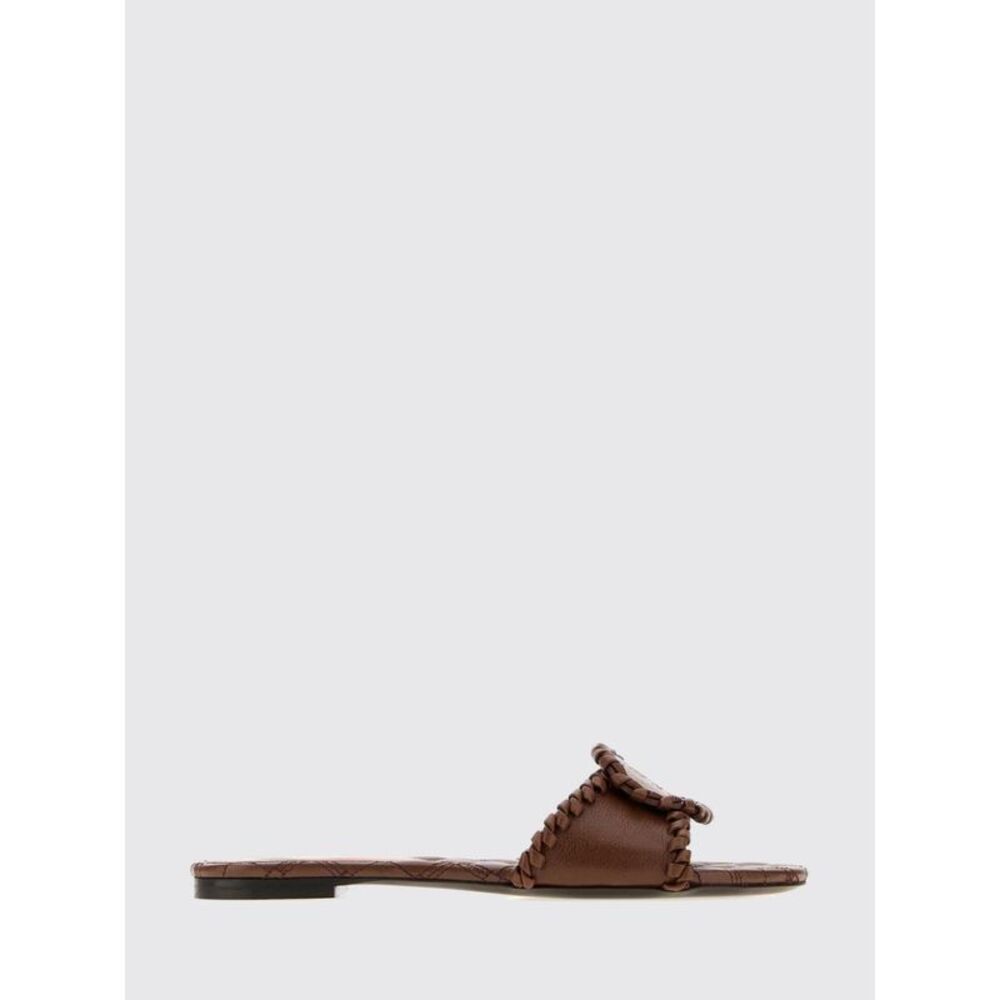 Burberry Heeled Sandal Woman Brown
